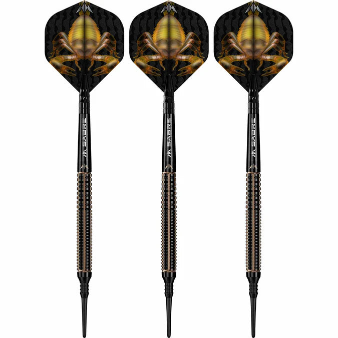 Mission Scorpion 19g Soft Tip - 90% Tungsten - Black & Gold Electro