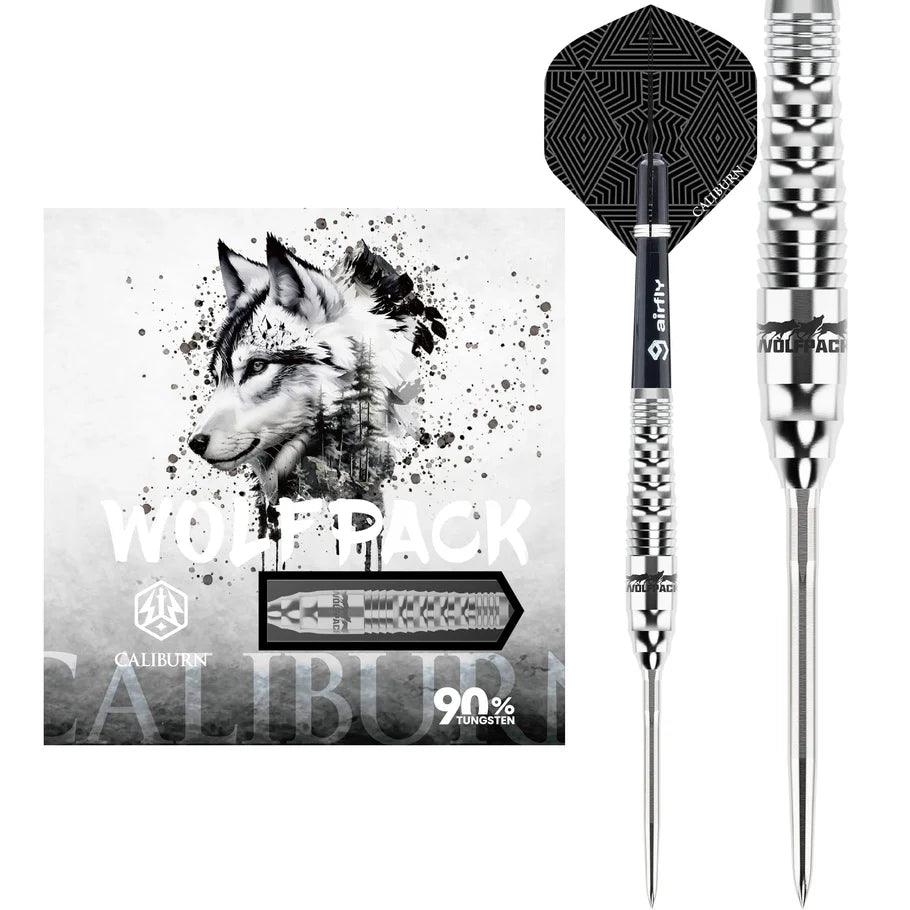 Caliburn Wolfpack Darts – Steel Tip – 90 % Tungsten – W3 – 21 g
