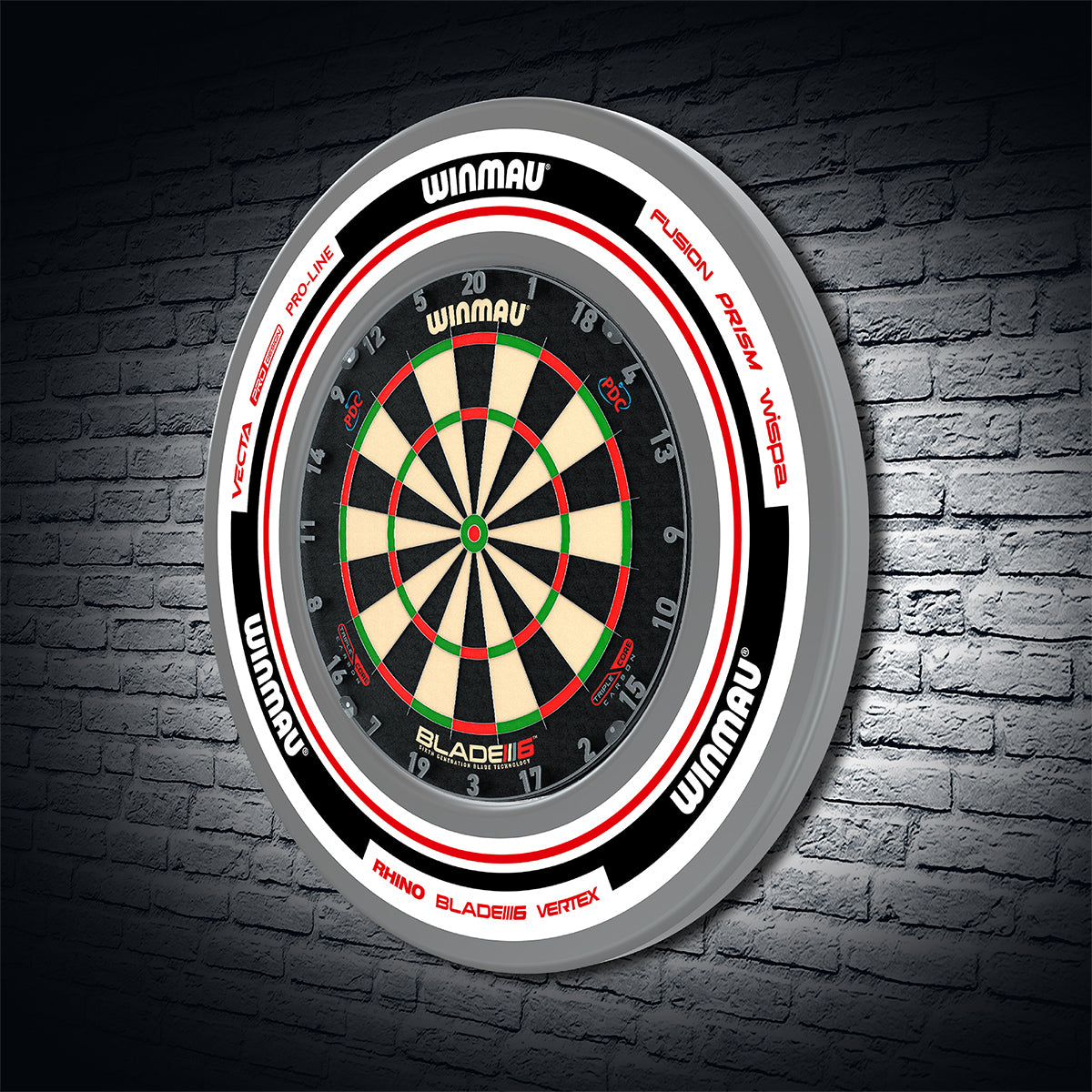 Winmau Surround PDC Advance White/Red