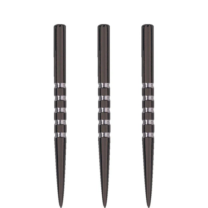 Unicorn 5 Groove Needle Dart Points Black