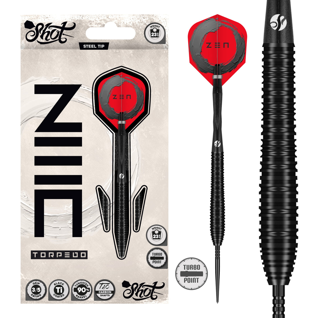 Shot Zen Torpedo 90% Steel Tip