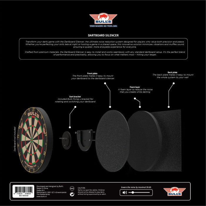 Bull's Dartboard Silencer (Schallschutz)