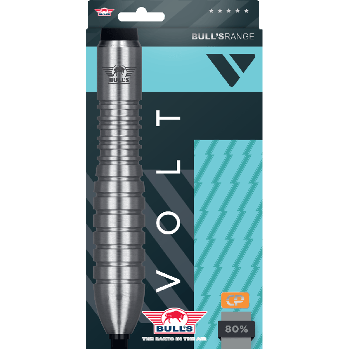 Bull's Volt Blue 80% CP Steeltip
