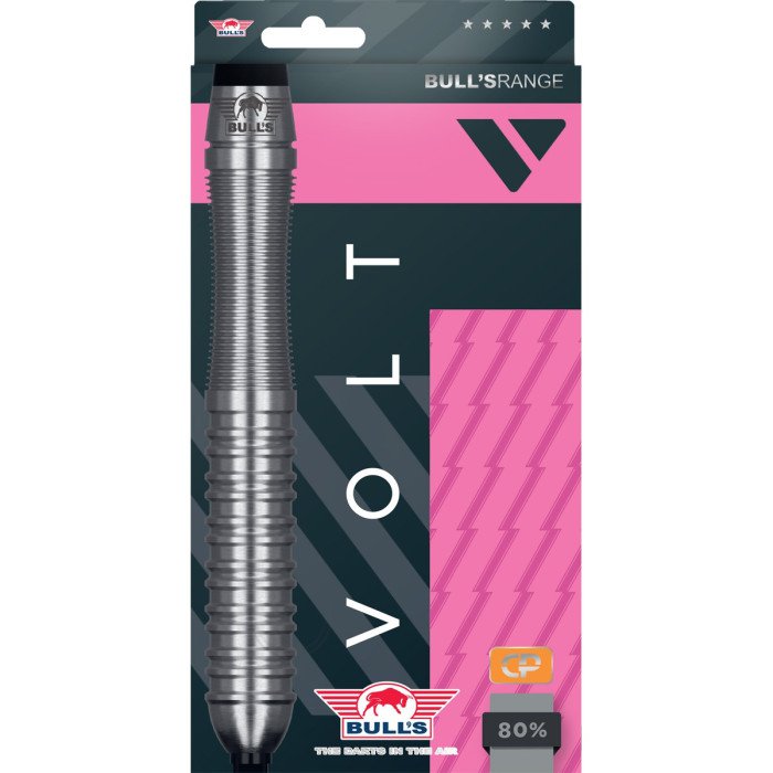 Bull's Volt Pink 80% CP Steeltip