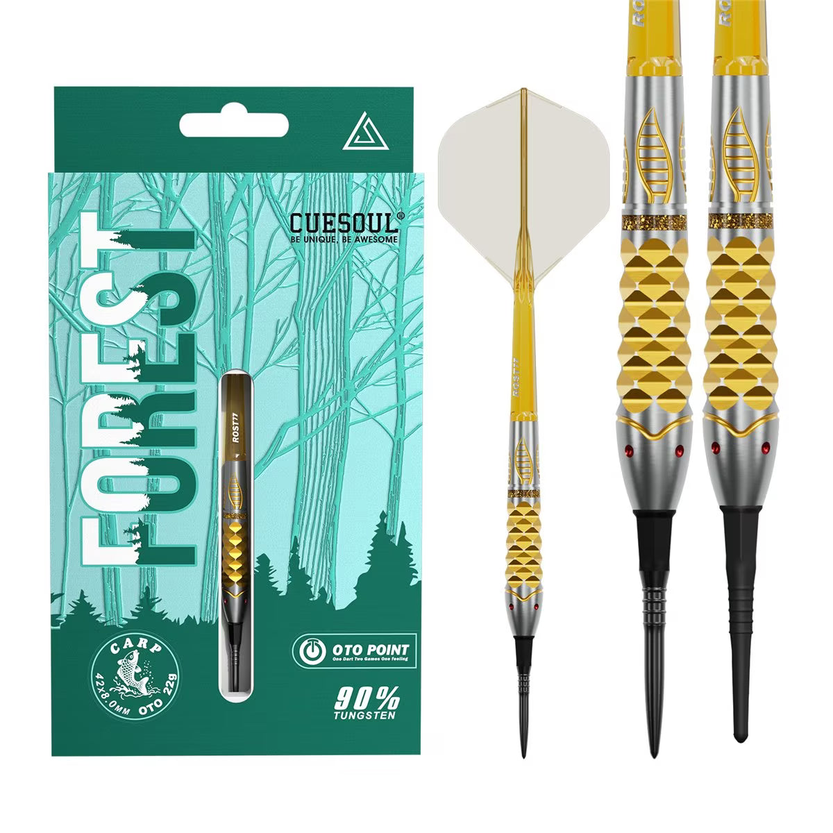 Cuesoul Forest Carp 90% Softdarts+Conversion Points