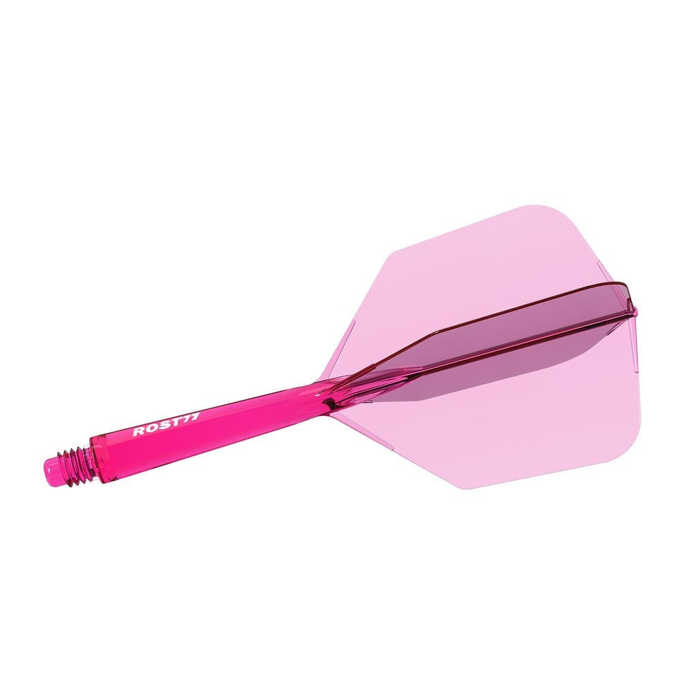 Cuesoul ROST 77 Clear Pink Big Wing - Dart Flights