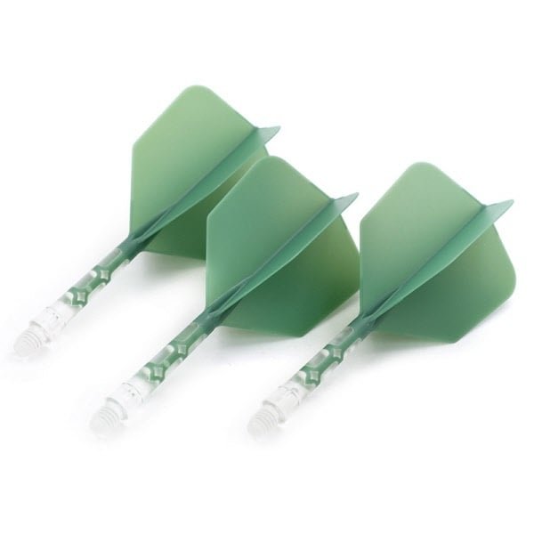 Cuesoul ROST T19 Green Clear Big Wing - Dart Flights