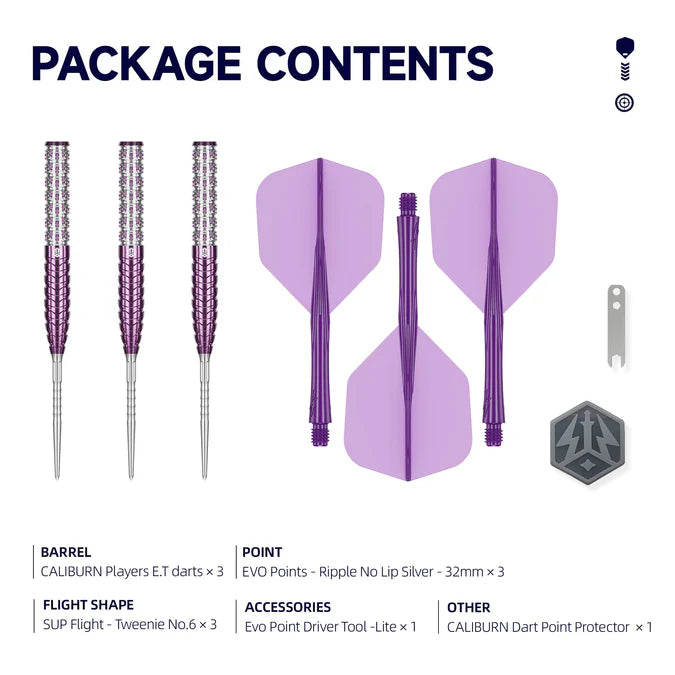 Caliburn Player Darts Awakening E.T. Steeldarts