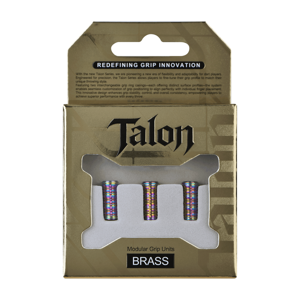 One80 Talon Brass Modular Grip Units – Rainbow – D