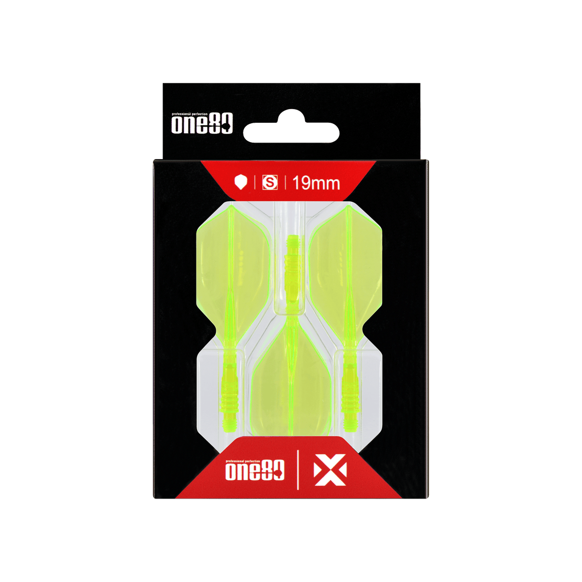 One80 Nex Flight Transparent Neongrün – S