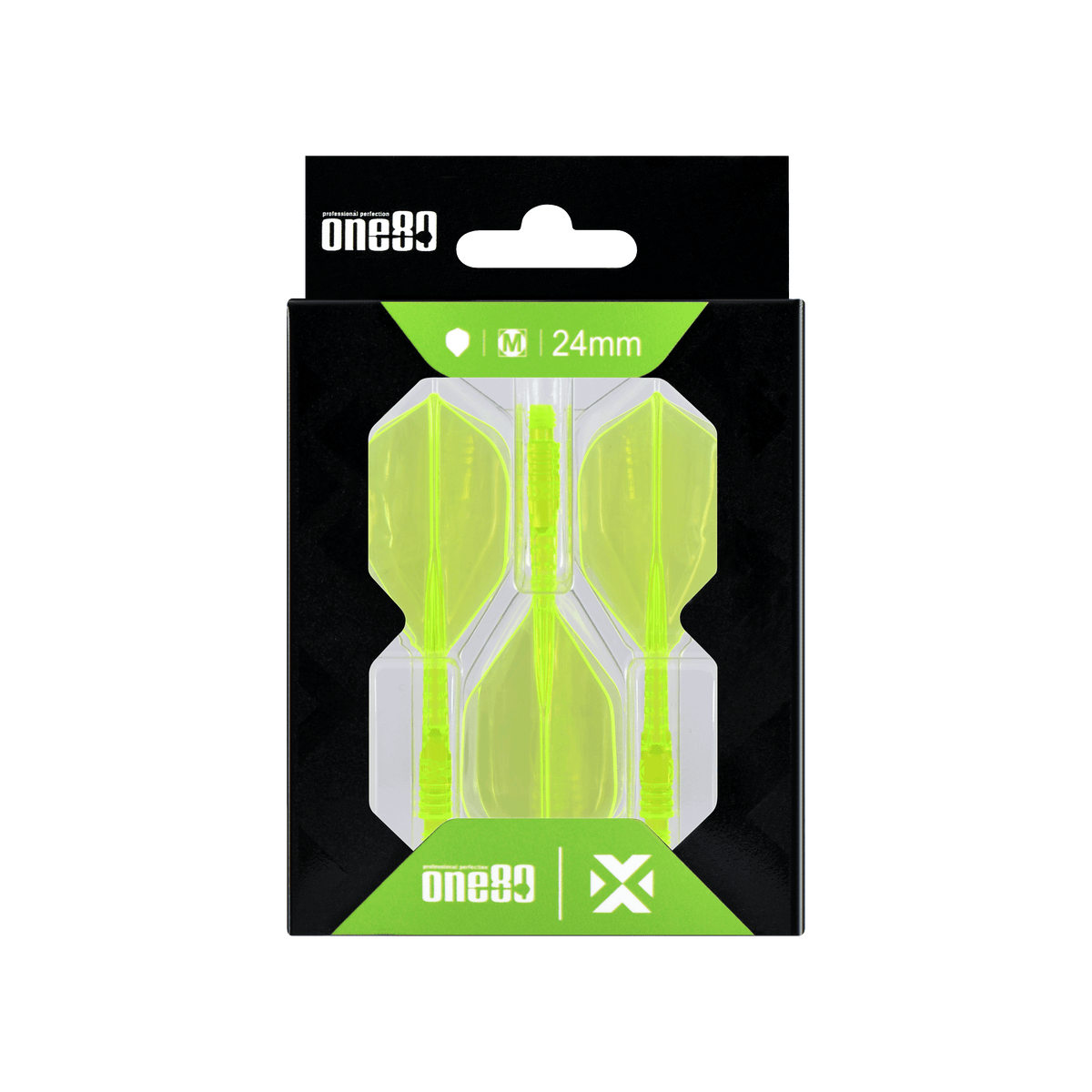 One80 Nex Flight Transparent Neongrün – M