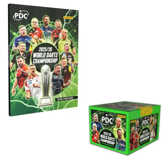 PDC World Darts Championship 2025/26 Sticker - Hardcover Box-Bundle