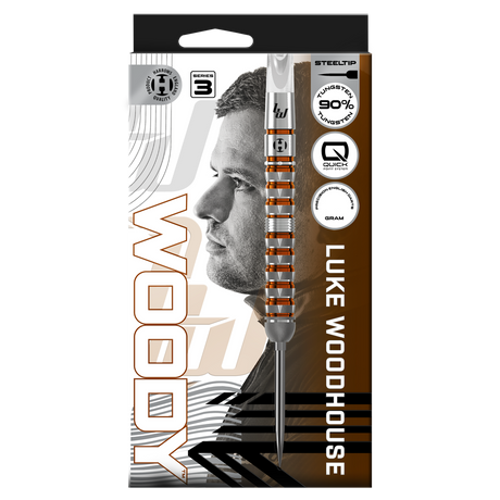 Harrows Luke Woodhouse Series 3 Steeldarts 90%Tungsten Quick Point