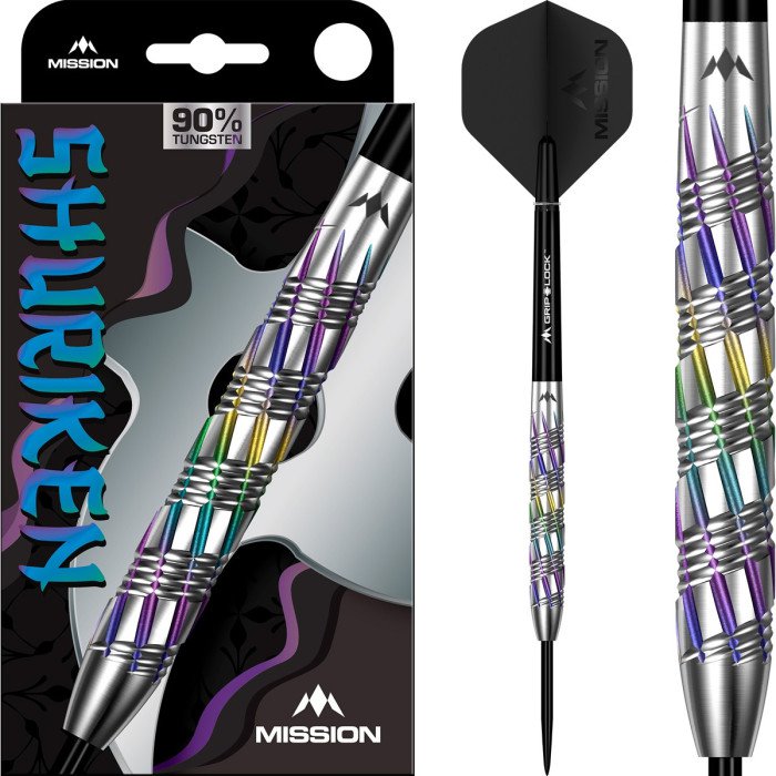 Mission Shuriken Darts - Steel Tip - 90% Tungsten