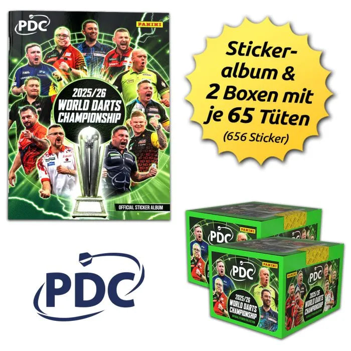 PDC World Darts Championship 2025/26 Sticker - Mega-Bundle