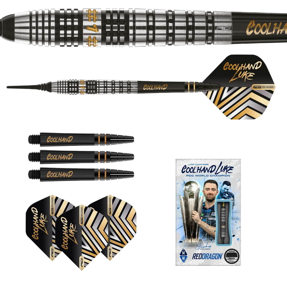 Red Dragon Luke Humphries Prestige – Soft Tip 20g