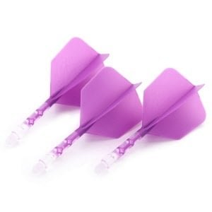 Cuesoul ROST T19 Purple Clear Big Wing - Dart Flights