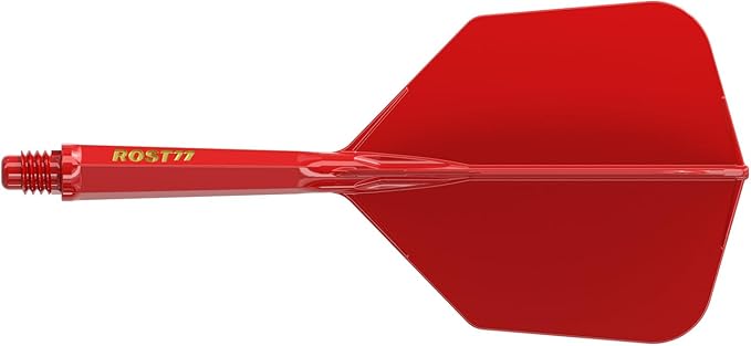 Cuesoul ROST 77 Solid Red Big Wing - Dart Flights