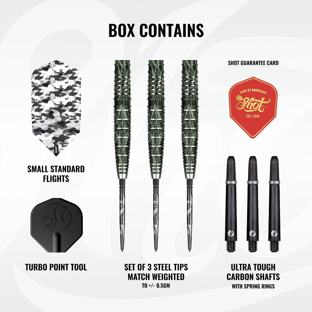 Shot Camo Ghillie TP 90% Tungsten Steeltip
