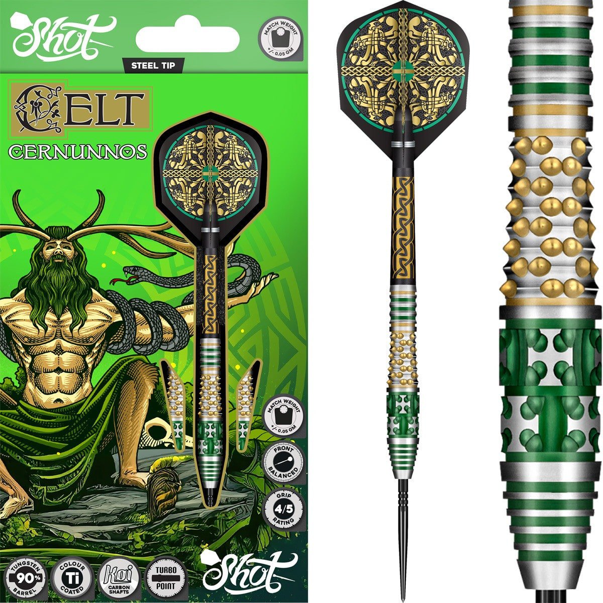 Shot Celt Cernunnos 90%Tungsten Steeltip