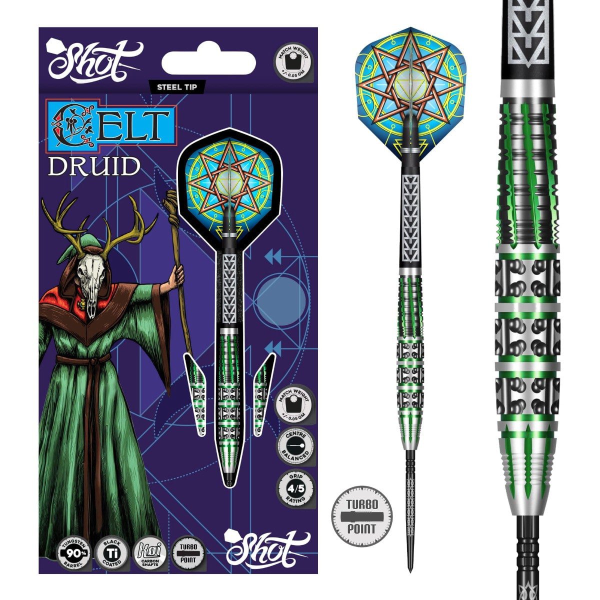 Shot Celt Druid TP 90% Tungsten Steeltip