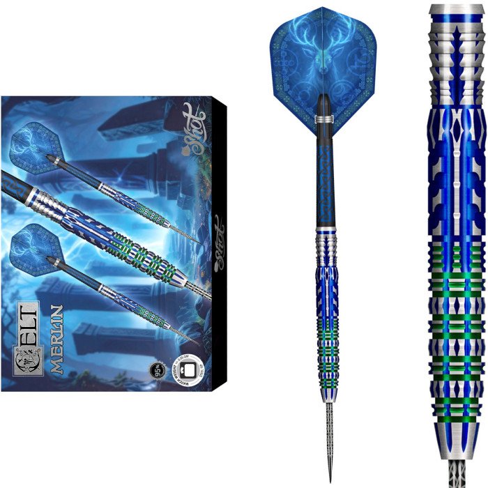 Shot Celt Merlin 95% Tungsten Steeldarts