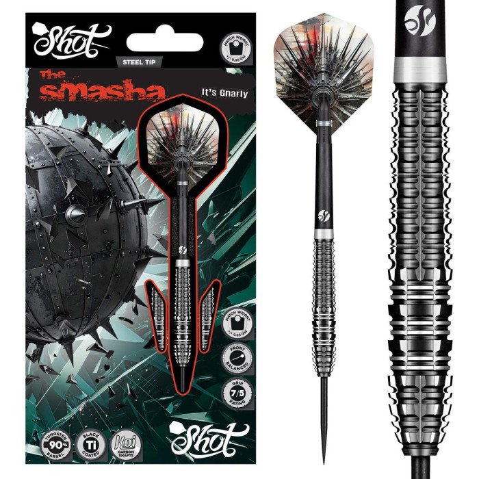 Shot Gnarly Smasha 90% Tungsten Steeldarts
