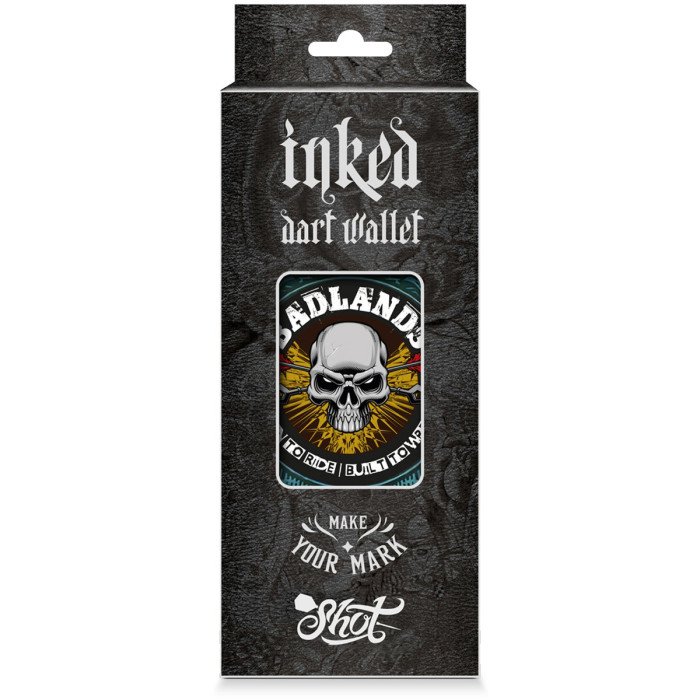 Shot Inked Badlands Dart Case Grün/ Blau