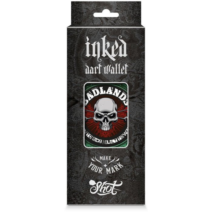 Shot Inked Badlands Dart Case Grün/ Blau