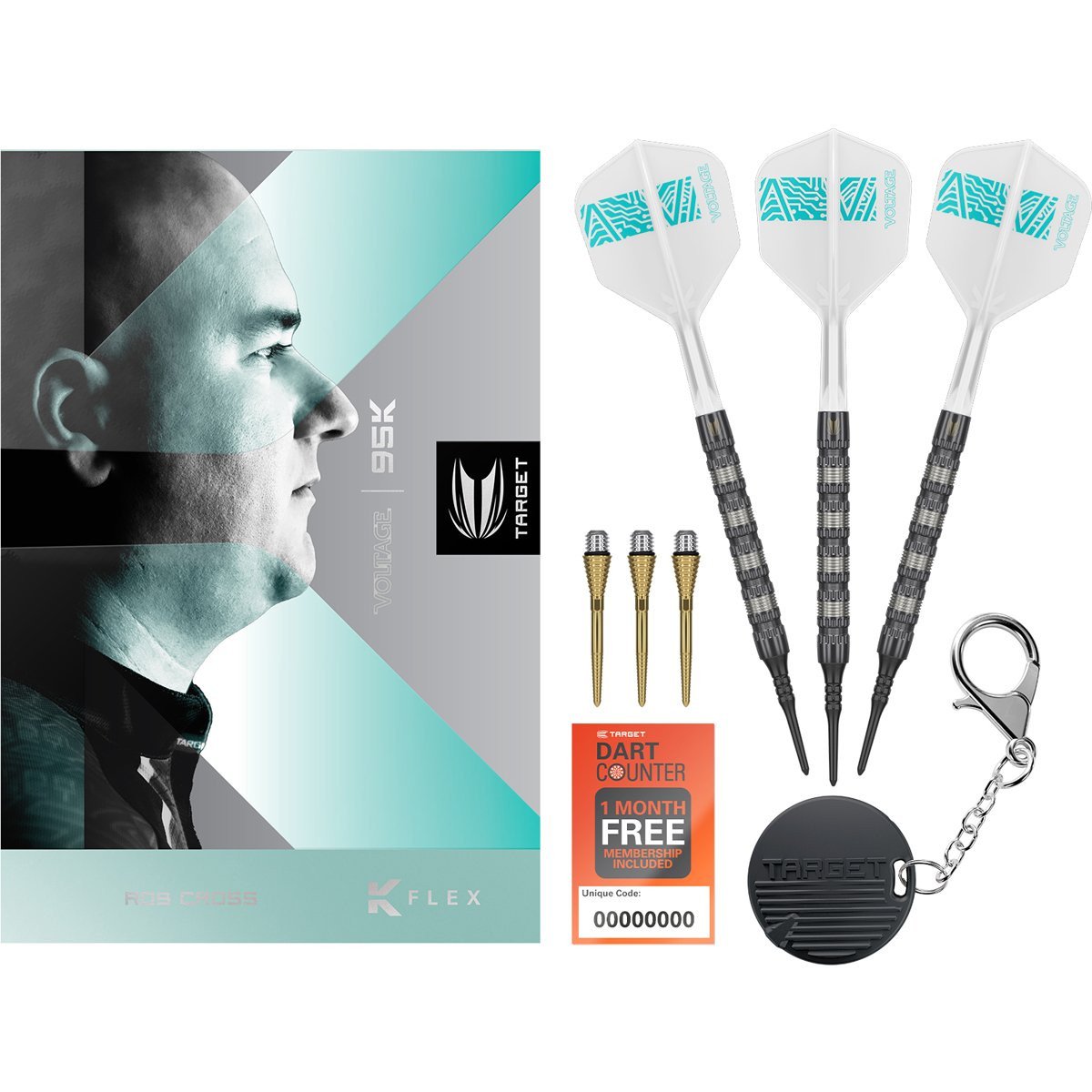 Target Rob Cross 95K 18g Soft Tip