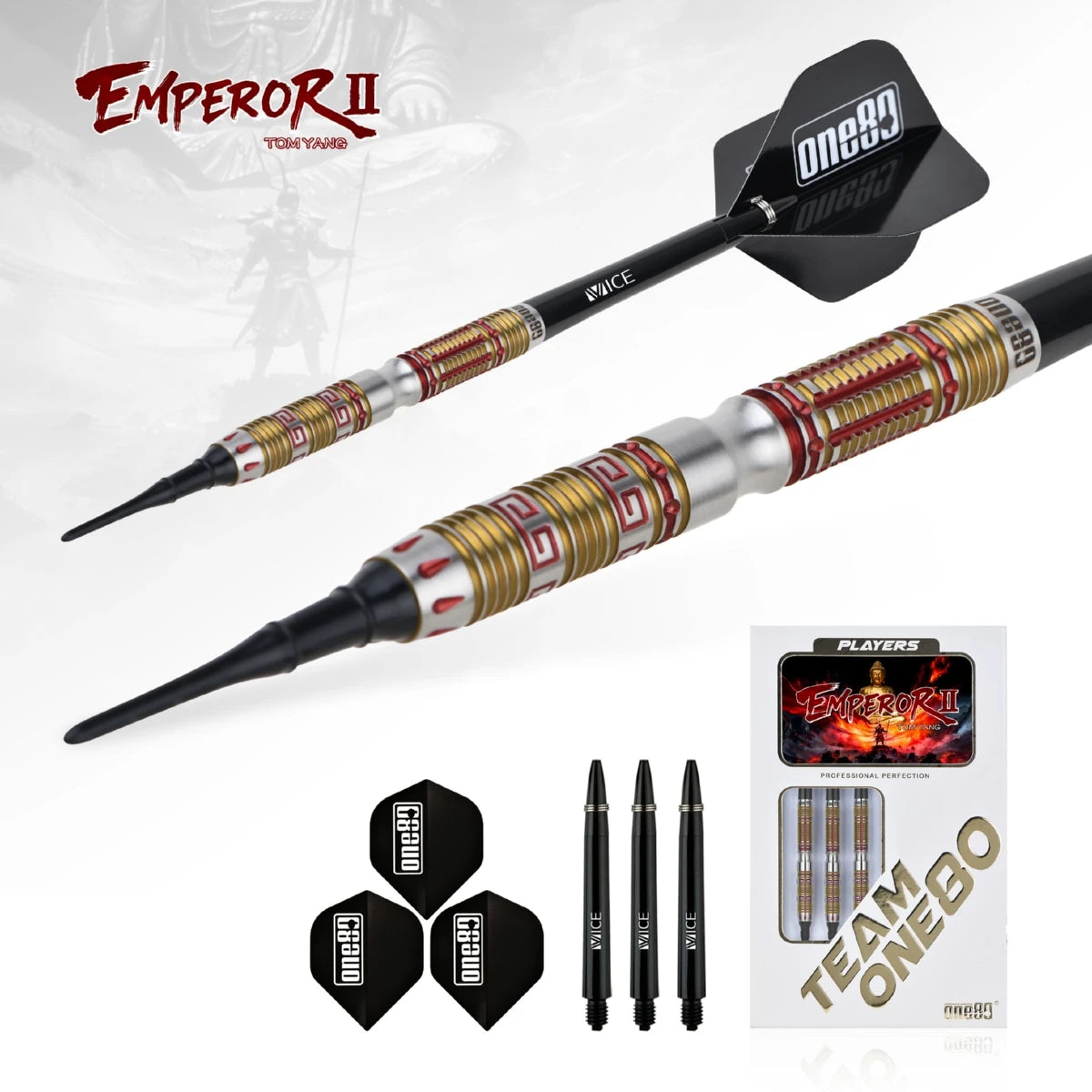 One80 Signature Darts - Tom Yang II Softtip 21g