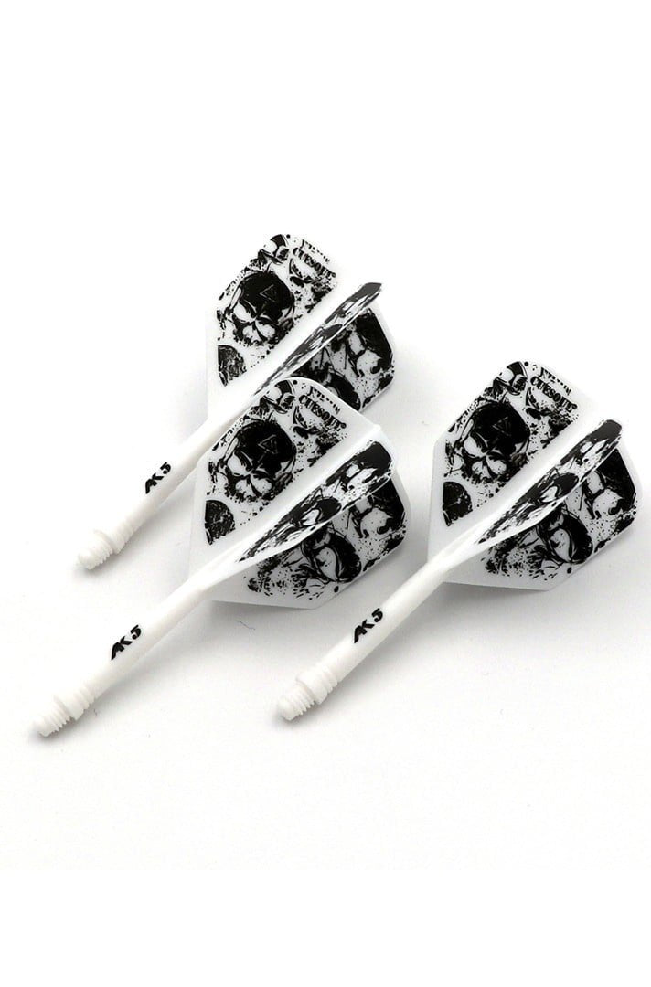 Cuesoul ROST Skeleton AK5 White Big Wing Dart Flights No.6