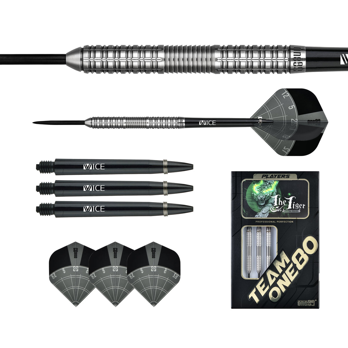 ONE80 - Aaron Morisson - Steeldart 22g – Cubedarts
