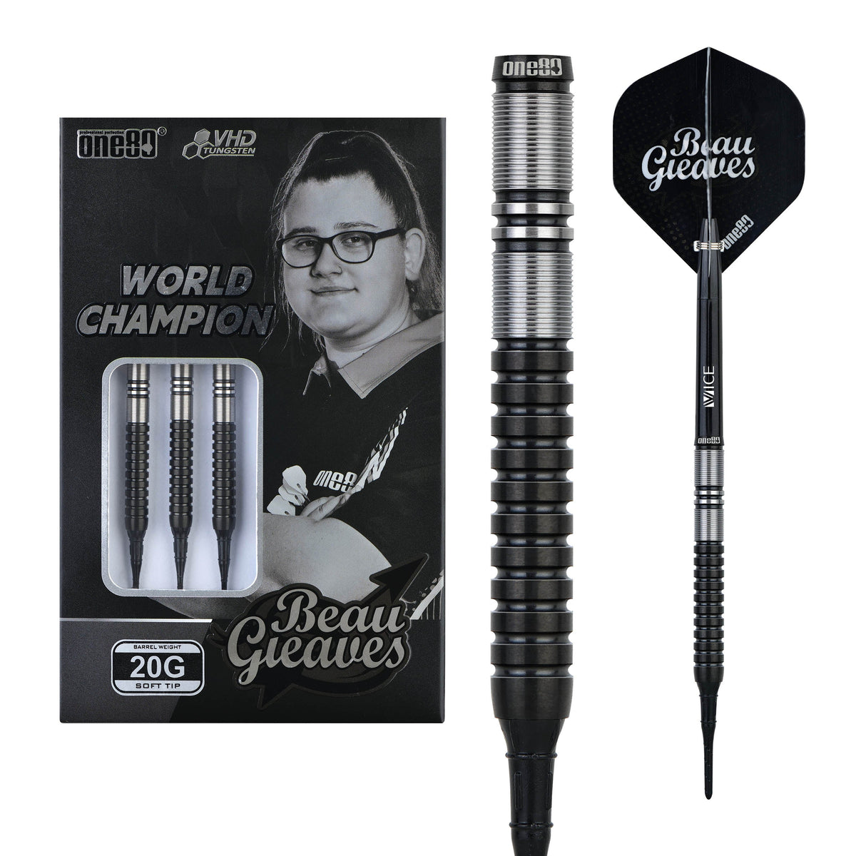 ONE80 Strike Darts Set 20g - 24g grams 90% Tungsten Steel Tip