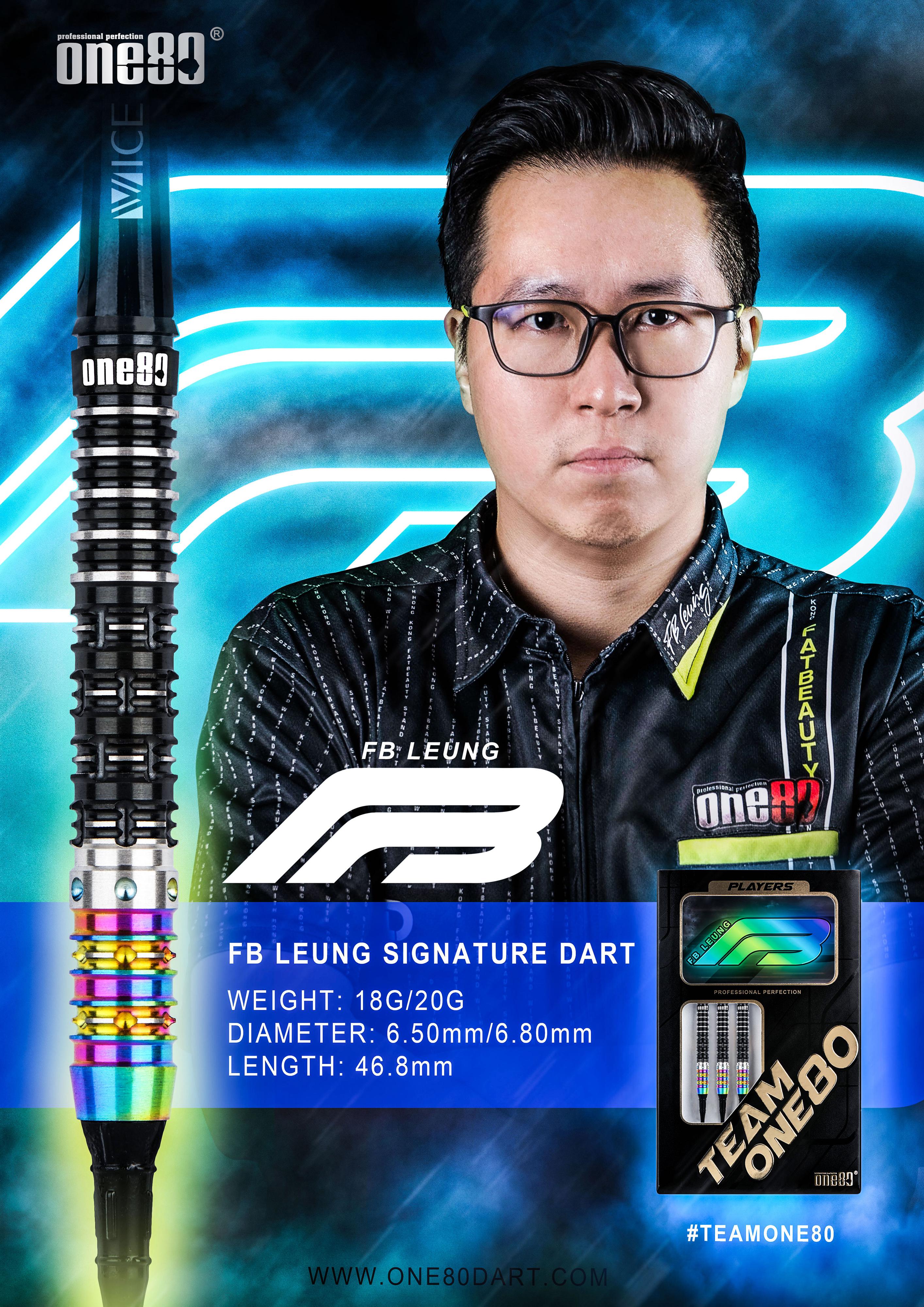 One80 - FB Leung - Signature Dart - Softdart One80 - FB Leung - Signature Dart - Softdart