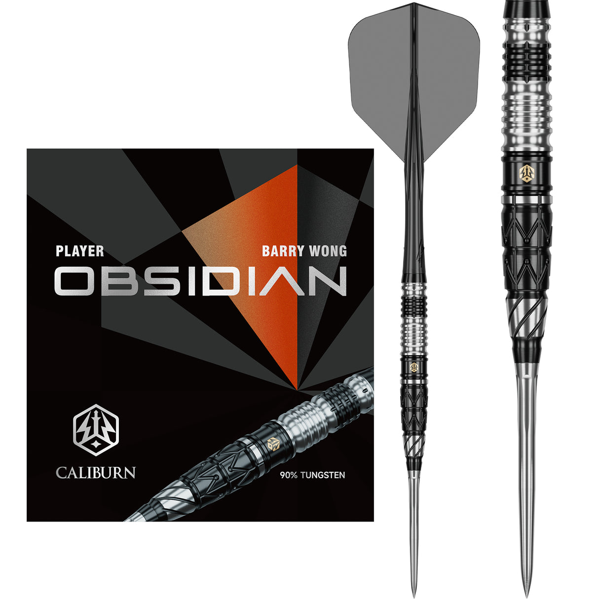 Caliburn Playerdarts Obsidian: Naikun Steeltip