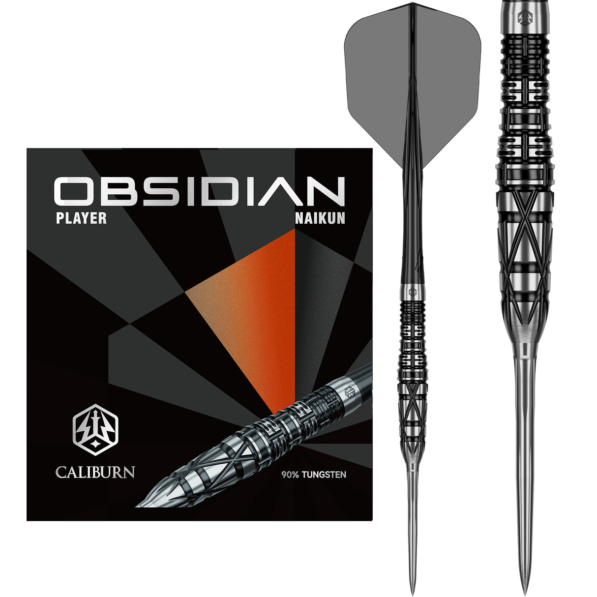 Caliburn Playerdarts Obsidian: Naikun Steeltip