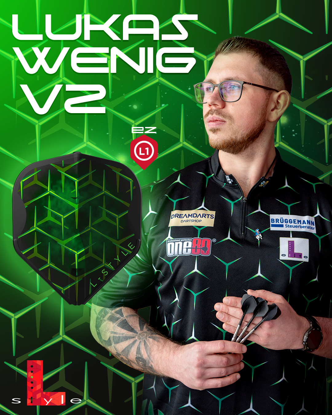 L-Style Signature Flights - Lukas Wenig V2 - L1EZ Black