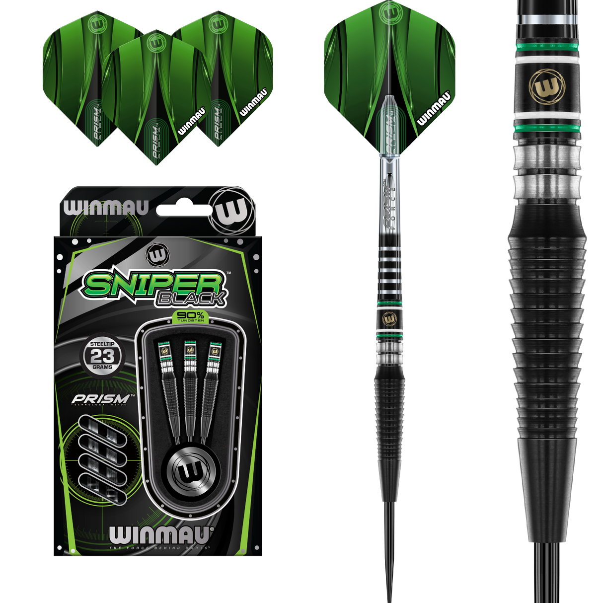 Winmau Sniper Black Steeldarts