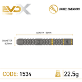 Winmau MVG EVO X DARTS 22.5G 90%