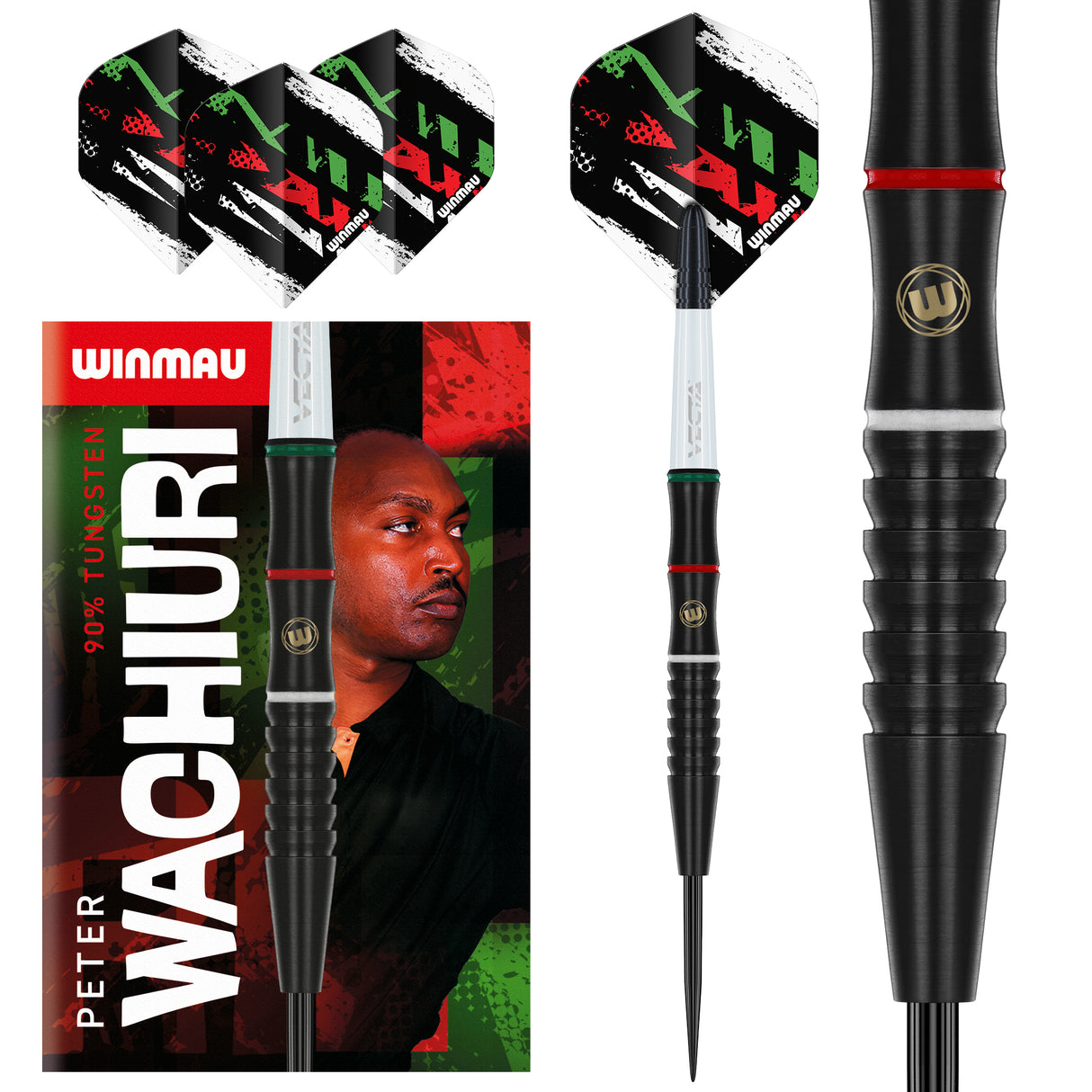 Peter Wachiuri 90% Tungsten Steeldarts 22g