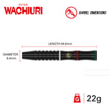 Peter Wachiuri 90% Tungsten Steeldarts 22g