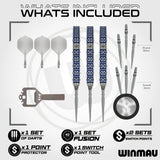 Winmau Lunaris Switch Point Parallel Steeldart