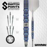 Winmau Lunaris Switch Point Tapered Steeldart