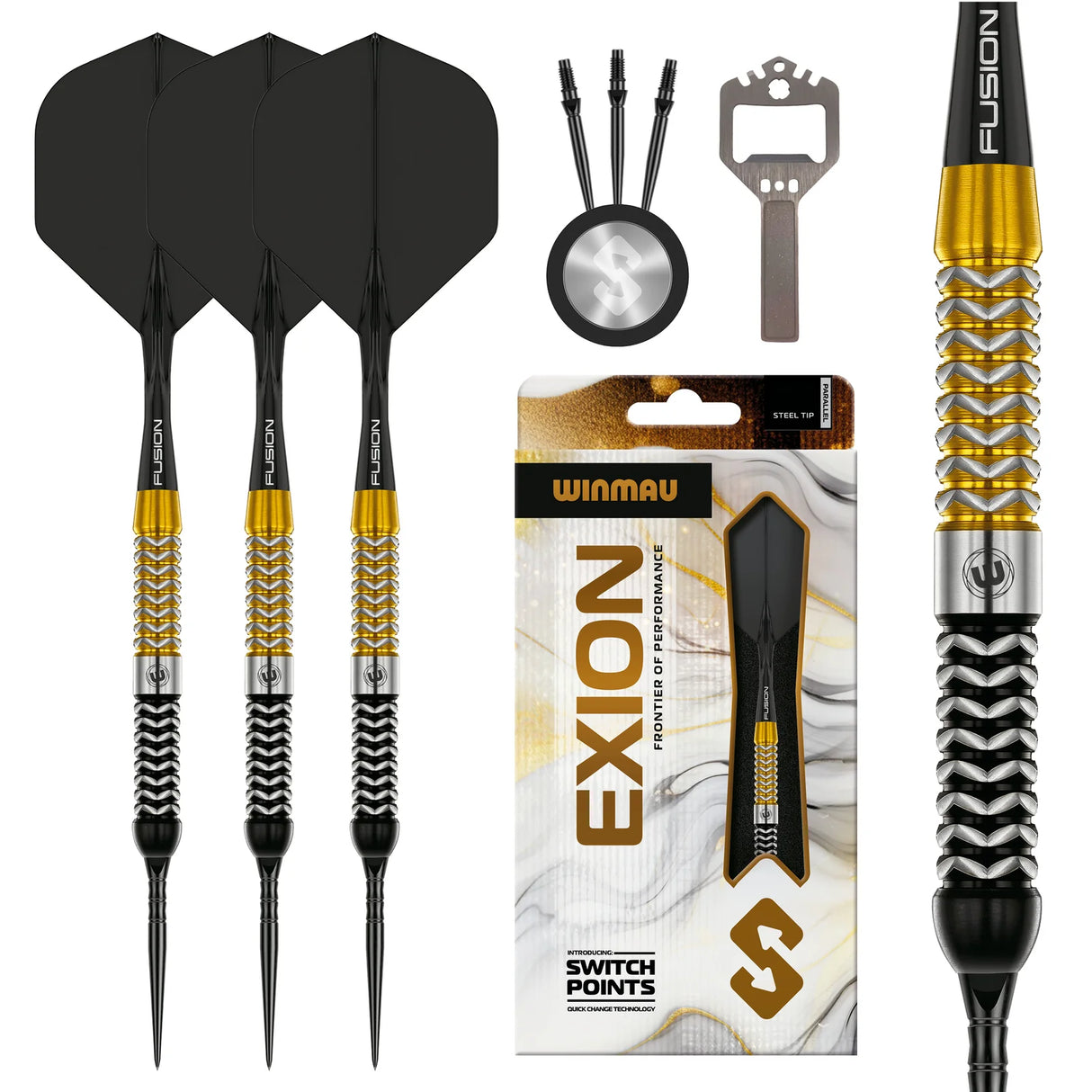 Winmau Exion Switch Point Parallel Steeldart