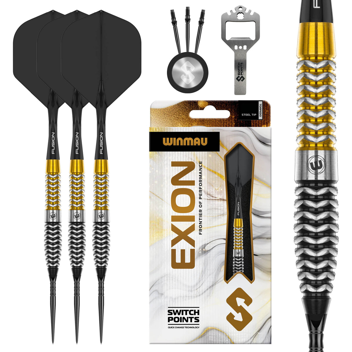 Winmau Exion Switch Point Torpedo Steeldart