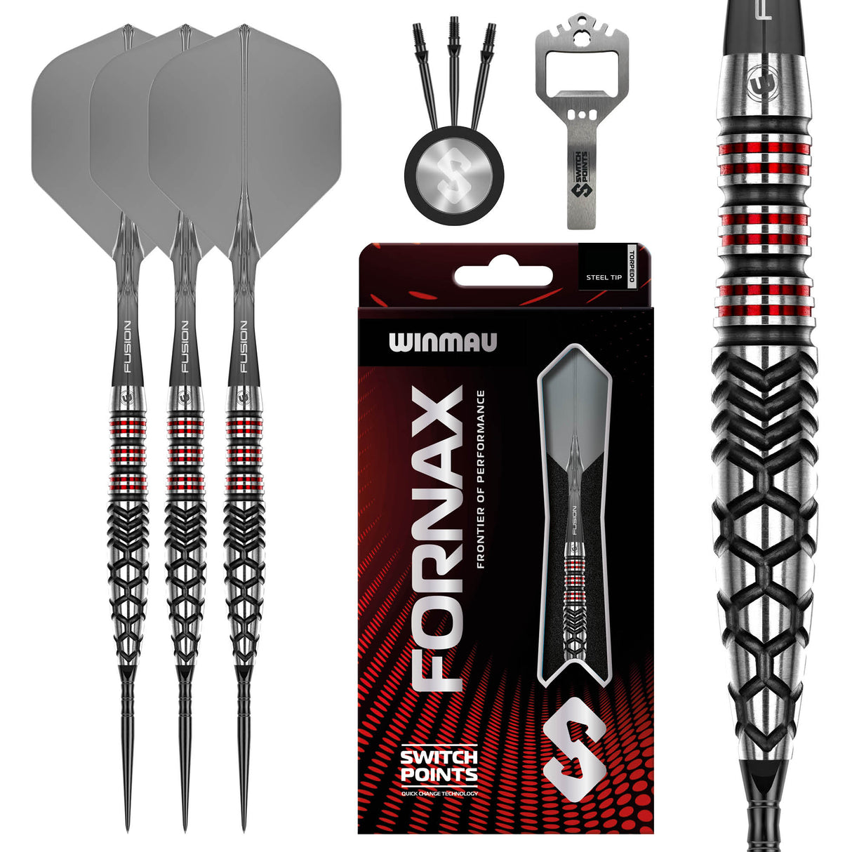 Winmau Fornax Switch Point Torpedo Steeldart