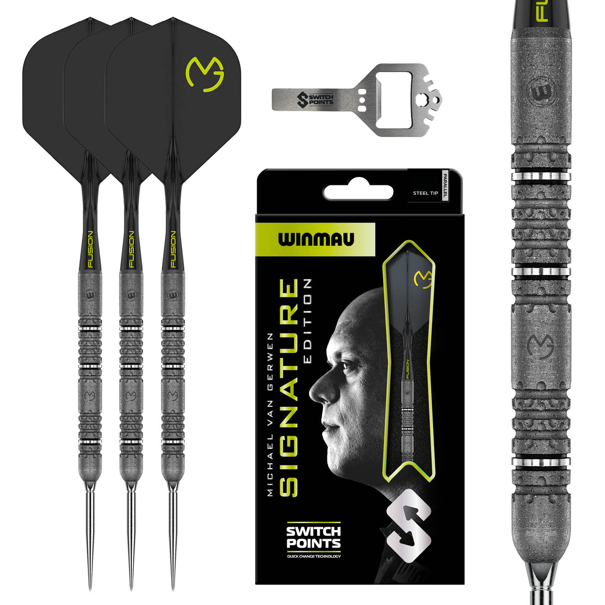 Winmau Michael Van Gerwen Signature Edition Switch Point Steeldarts