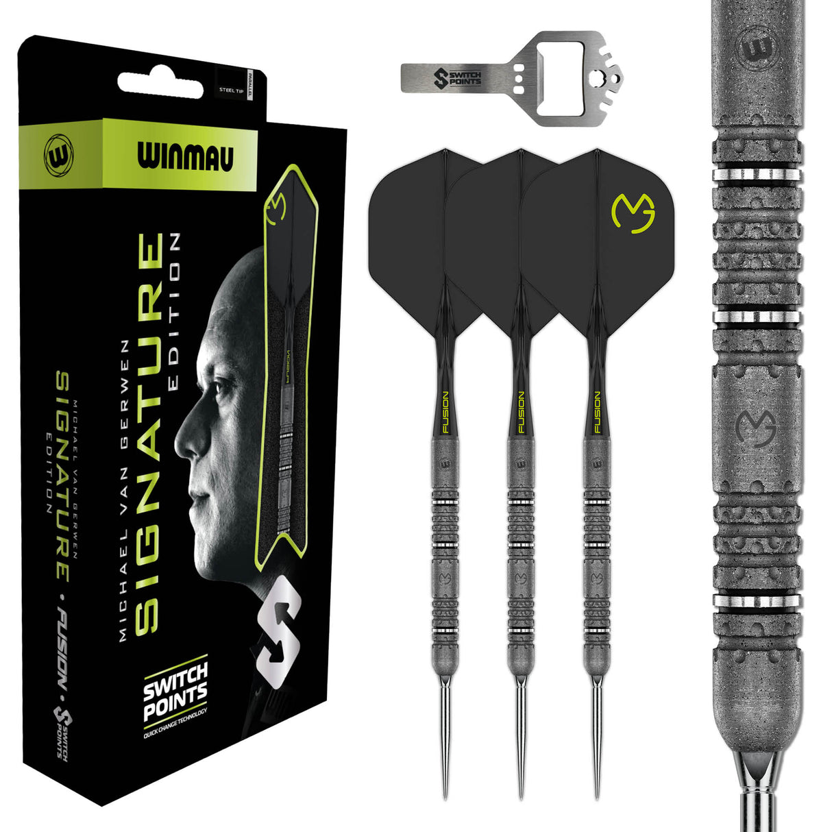 Winmau Michael Van Gerwen Signature Edition Switch Point Steeldarts