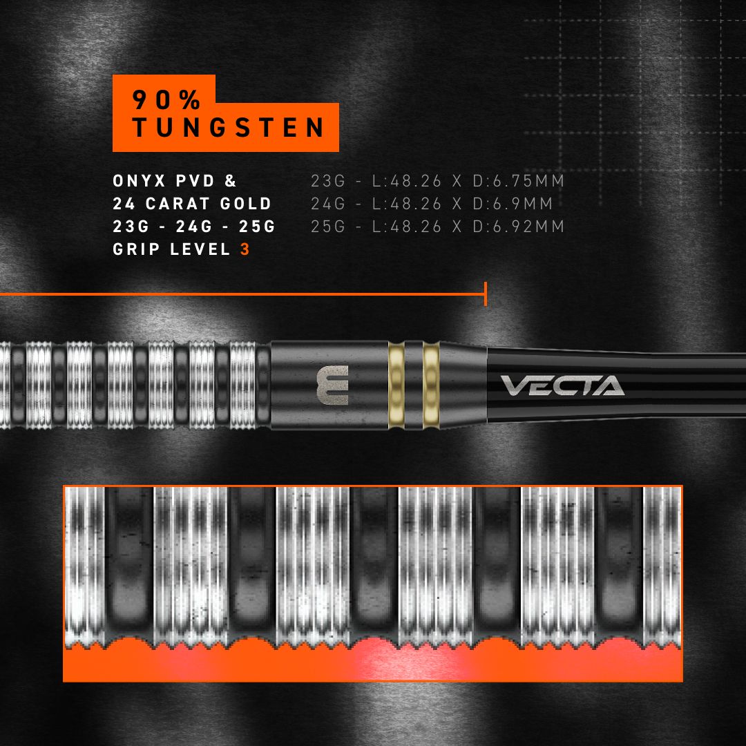 Winmau Gian van Veen TS Switch Point Steeldarts